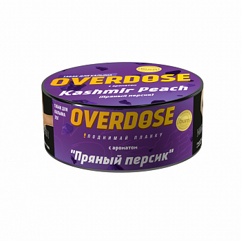 Купить Табак Overdose, 25гр "Kashmir Peach / Пряный персик" Табак Overdose, 25гр "Kashmir Peach / Пряный персик"