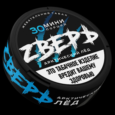 Купить Жевательный табак Zверь "Арктический лёд" Жевательный табак Zверь "Арктический лёд"