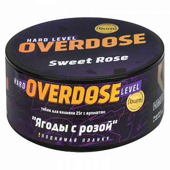 Купить Табак Overdose, 25гр "Sweet Rose / Ягоды с розой" Табак Overdose, 25гр "Sweet Rose / Ягоды с розой"