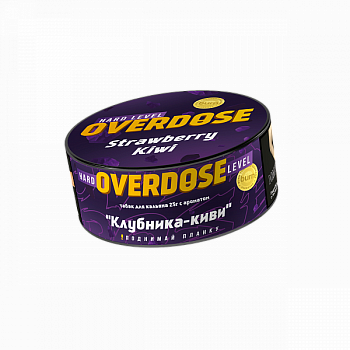 Купить Табак Overdose, 25гр "Strawberry Kiwi / Клубника - киви" Табак Overdose, 25гр "Strawberry Kiwi / Клубника - киви"