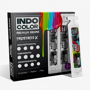 Ароматизатор IndoColor "Frostbite X / Клюква, лайм, лед" 13мл 